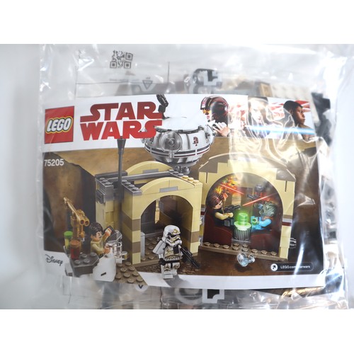 151 - LEGO Star Wars - 75199, 75205, 75208 - Complete Sealed Polybags, Instructions + Minifigures