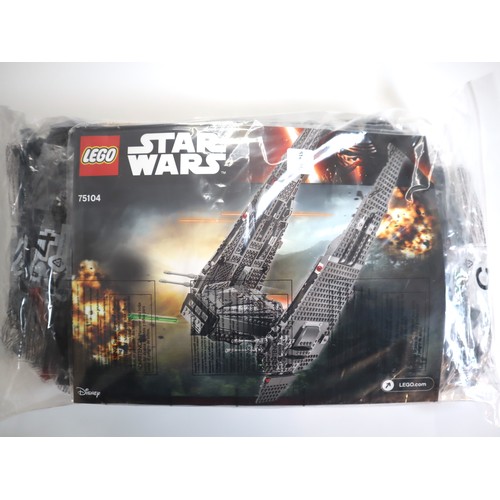 156 - LEGO Star Wars - 75104 - Complete Sealed Polybags, Instructions + Minifigures - No Boxes