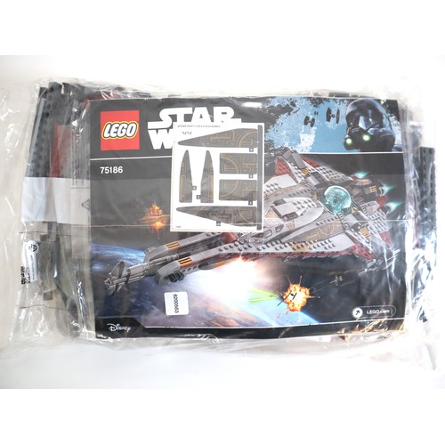 163 - LEGO Star Wars - 75186 - Complete Sealed Polybags, Instructions + Minifigures - No Boxes