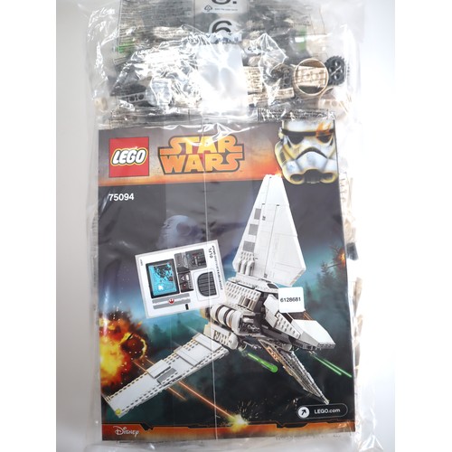 174 - LEGO Star Wars - 75094 - Complete Sealed Polybags, Instructions + Minifigures - No Boxes