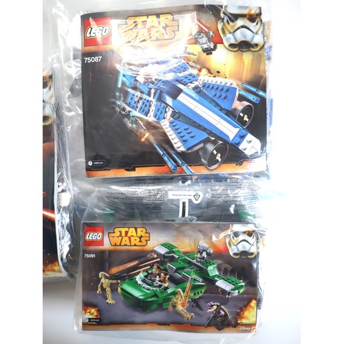 179 - LEGO Star Wars - 75083, 75091, 75087 - Complete Sealed Polybags, Instructions + Minifigures - No Box... 