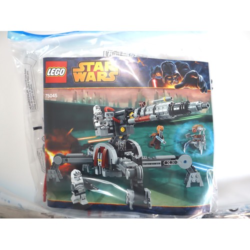 180 - LEGO Star Wars - 75045, 75040, 75039 - Complete Sealed Polybags, Instructions + Minifigures - No Box... 