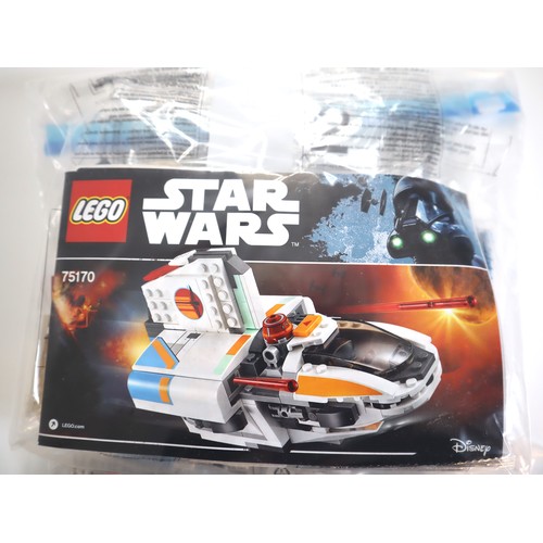 181 - LEGO Star Wars - 75173, 75170 - Complete Sealed Polybags, Instructions + Minifigures - No Boxes