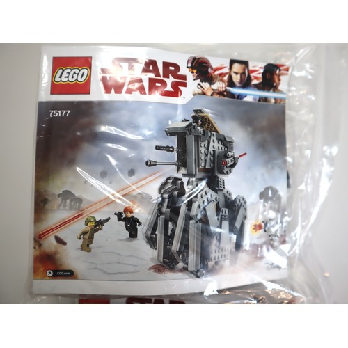 183 - LEGO Star Wars - 75177, 75201 - Complete Sealed Polybags, Instructions + Minifigures - No Boxes