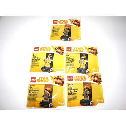 103 - LEGO Star Wars Minifigures 40300 Han Solo Mudtropper (3) + 40299 Kessel Mine Worker (2)