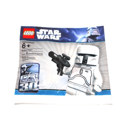 104 - LEGO 2853835 Star Wars White Boba Fett Minifigure 30th Anniversary Sealed Polybag