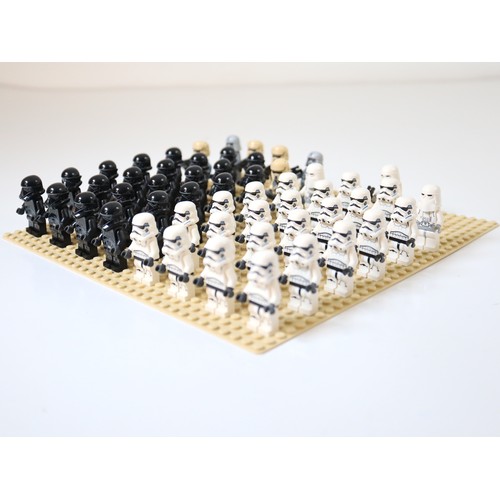 81 - LEGO Star Wars - A Stormtropper & Imperial Death Trooper sw0807 Platoon with Scarif Stormtroopers, I... 