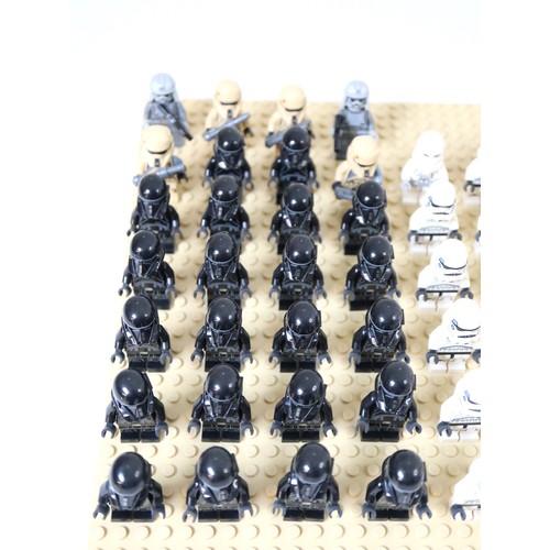 81 - LEGO Star Wars - A Stormtropper & Imperial Death Trooper sw0807 Platoon with Scarif Stormtroopers, I... 