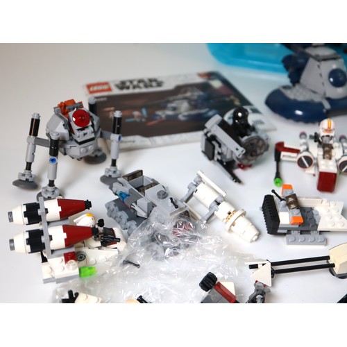 83 - LEGO Star Wars - A group of various loose built micro build sets + minifigures