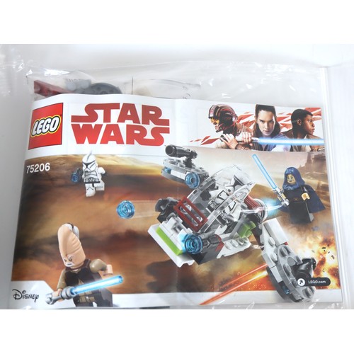 92 - LEGO Star Wars - 75207 Imperial Patrol Battle Pack,  75209 Hans Solo Landspeeder, 75176 Resistance T... 