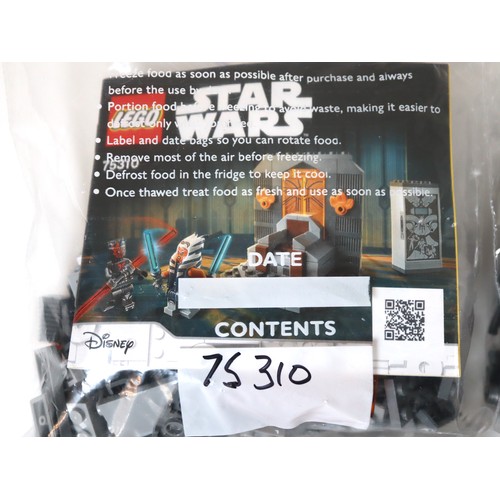 93 - LEGO Star Wars - Sets 75373, 75359, 75310, 75345 - Opened but comolete with minifigures and instruct... 