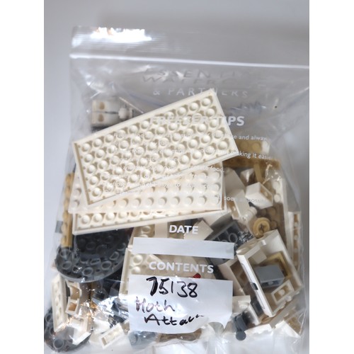 94 - LEGO Star Wars - 7139 Ewok Attack (2) both with instructions and minifigures, 8089 Hoth Wampa Cave n... 