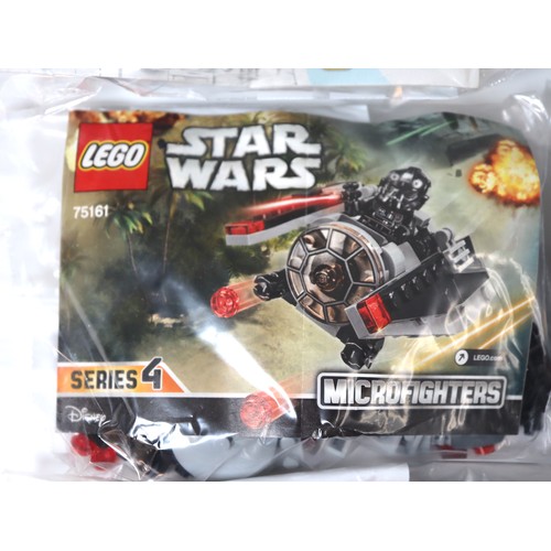 96 - LEGO Star Wars - Micro Fighters Sets 75194 First Order TIE Fighter, 75160 U-wing, 75228 Escape Pod v... 