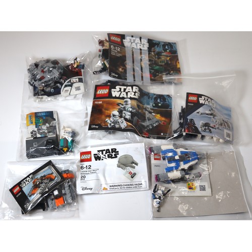 97 - LEGO Star Wars - 75391 Captain Rex Y-wing Microfighter, 30384 Snowspeeder, Millennium Falcon 34S7 US... 