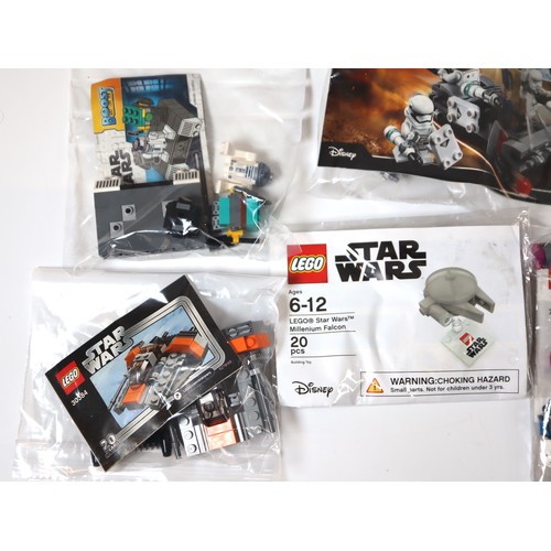 97 - LEGO Star Wars - 75391 Captain Rex Y-wing Microfighter, 30384 Snowspeeder, Millennium Falcon 34S7 US... 