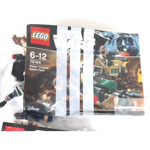 97 - LEGO Star Wars - 75391 Captain Rex Y-wing Microfighter, 30384 Snowspeeder, Millennium Falcon 34S7 US... 