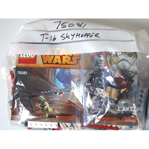 98 - LEGO Star Wars - 75138 Hoth Attack Sealed in poly bags unused, 75271 Luke Skywalker's Landspeeder Bu... 