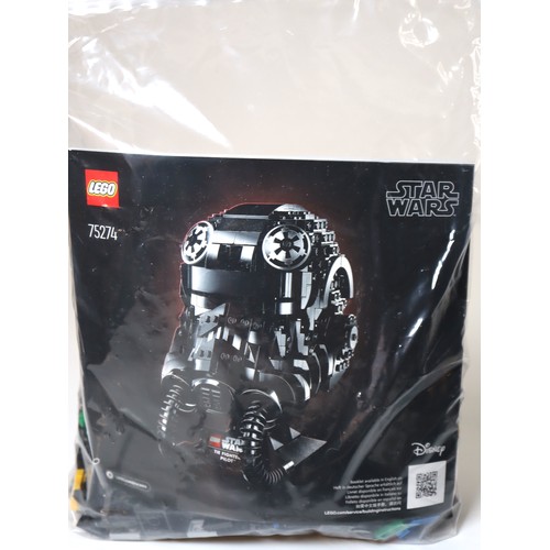 184 - LEGO Star Wars - 75305 Scout Trooper Helmet, 75274 TIE Fighter Pilot Helmet, 75304 Darth Vader Helme... 