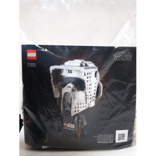 184 - LEGO Star Wars - 75305 Scout Trooper Helmet, 75274 TIE Fighter Pilot Helmet, 75304 Darth Vader Helme... 