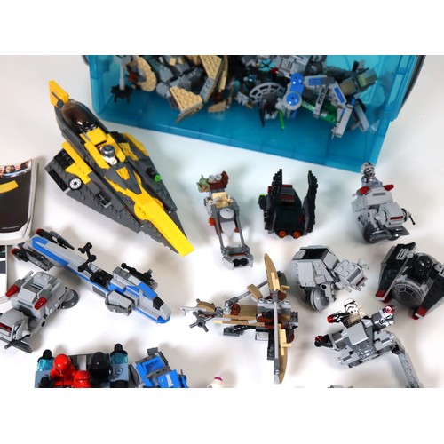 185 - LEGO Star Wars - Various Micro Fighter Sets + 75214 & 75280, some with instructions, majority pre-bu... 