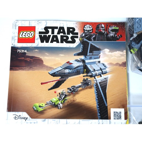 188 - LEGO Star Wars 75314 The Bad Batch Attack Shuttle - Complete with instructions and minifigures