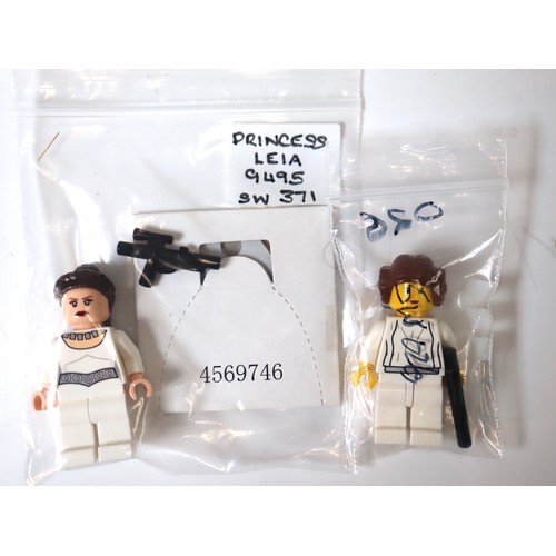 58 - LEGO Star Wars - Princess Leia sw0371, Jabba Slave sw0070, sw0026, sw0337, sw0085a, sw0337 Minifigur... 