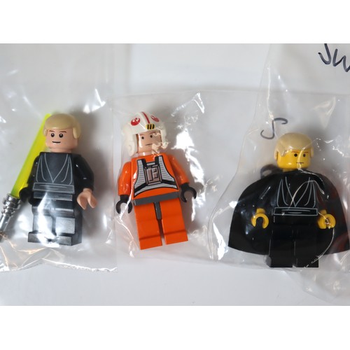 61 - LEGO Star Wars - Luke Skywalker Minifigures sw0292, sw0335, sw0295, sw0090, sw0079, sw0952