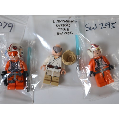 61 - LEGO Star Wars - Luke Skywalker Minifigures sw0292, sw0335, sw0295, sw0090, sw0079, sw0952