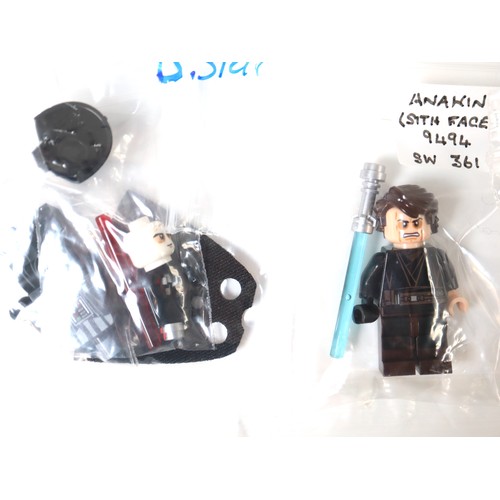 64 - LEGO Star Wars - Darth Vader Minifigures sw0283, sw0123, sw0361, 75159 Death Star Darth Vader, sw020... 