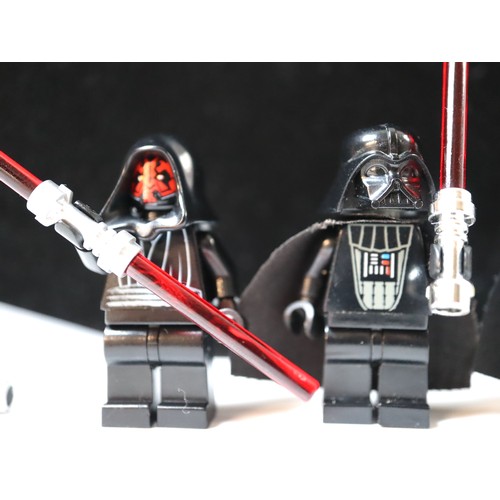 65 - LEGO Star Wars Minifigures from set 3340 Emperor Palpatine, Darth Maul and Darth Vader