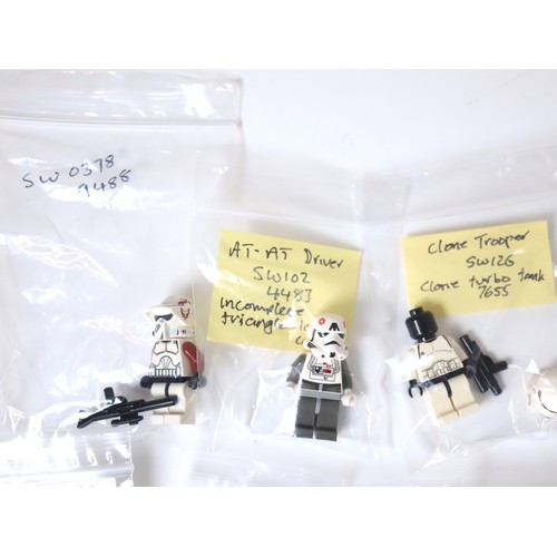 74 - LEGO Star Wars - A group of Stormtroopers, ARF Troopers, AT-AT Drivers