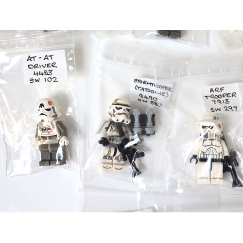 74 - LEGO Star Wars - A group of Stormtroopers, ARF Troopers, AT-AT Drivers