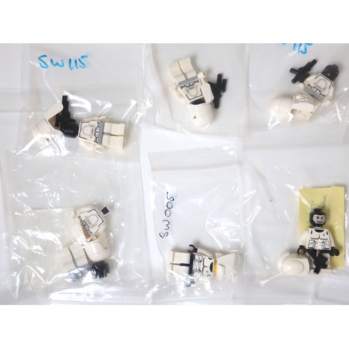 77 - LEGO Star Wars - A group of Trooper Minifigures sw0115, sw0463, sw0188, sw0271, sw0005a/b, sw0505, s... 