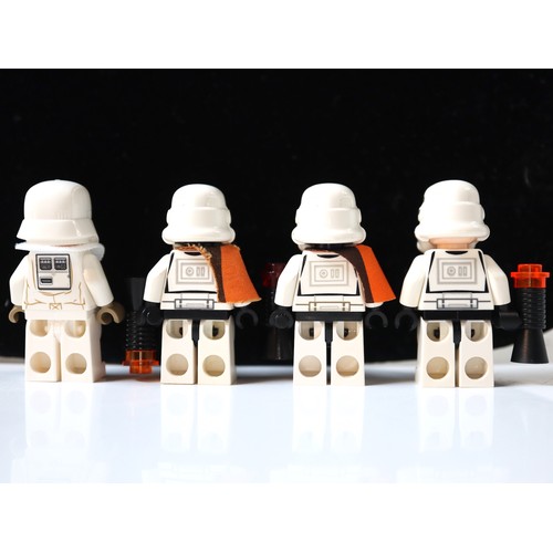 80 - LEGO Star Wars - Range Trooper sw0950, Sandtrooper sw0109 (2) + Stormtrooper sw0036a Minifigures