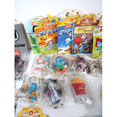 50 - Large collection of 1990's Sealed McDonalds Happy Meal Toys including original Happy Meal Boxes - Ac... 