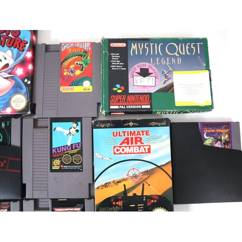 122 - Collection of NES Cartridges + 2 boxed , two boxed N64 Games