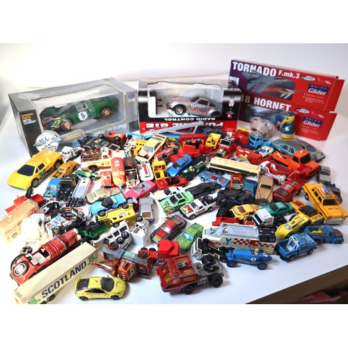 124 - Collection of Loose Die-Cast Model Cars , Boxed Eagles Race 1:18 Scale Ferrari 330 P4, remote contro... 