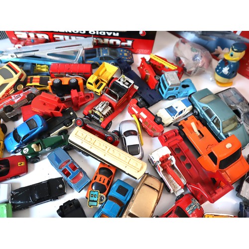 124 - Collection of Loose Die-Cast Model Cars , Boxed Eagles Race 1:18 Scale Ferrari 330 P4, remote contro... 