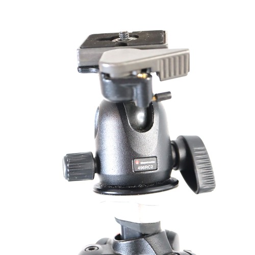 32 - Manfrotto 190XDB Tripod with 496RC2 Head Boxed