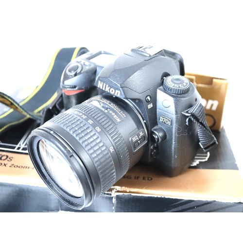 33 - Nikon D70s with DX AF-S Nikkor 18-70mm f3.5-4.5 G ED Lens, AF-S Nikkor 55-200mm f4-5.6G ED Lens with... 