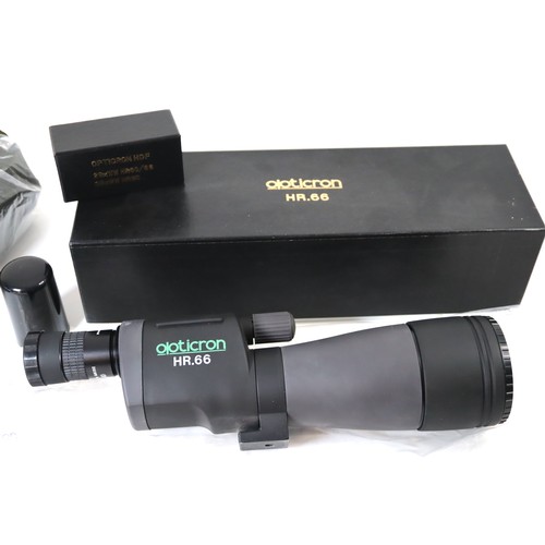36 - Opticron HR 66 Spotting Scope and eyepiece with case and original box