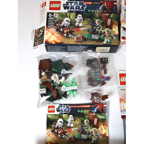 201 - LEGO Star Wars - 9489 Endor Rebel Trooper & Imperial Trooper Battle Pack (opened sealed bags), 7251 ... 