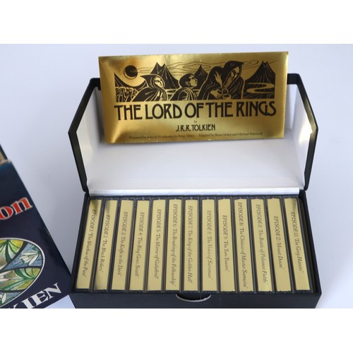 12 - Lord of The Rings Cassette Box Set Tapes in 13 episodes by Brian Sibley 1987, plus paperback sof The... 