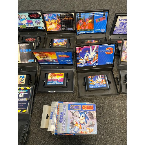 119 - Collection of Sega Mega Drive Games - Sonic the Hedgehog, Micro Machines Turbo Tournament, Shining F... 