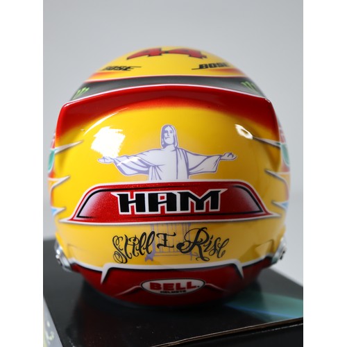 13 - Lewis Hamilton 1:2 Scale Mini Helmet 2017