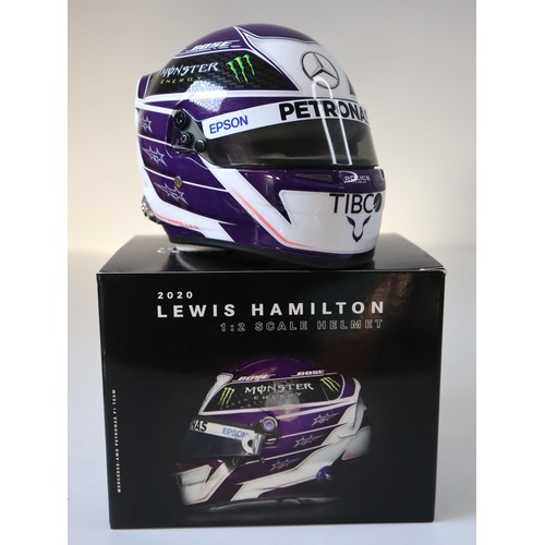 31 - Lewis Hamilton 2020 1:2 Scale Mini Helmet