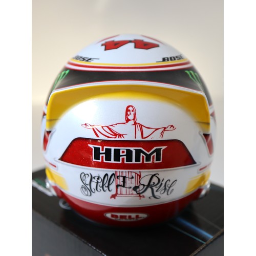 32 - Lewis Hamilton 2018 1:2 Scale Mini Helmet