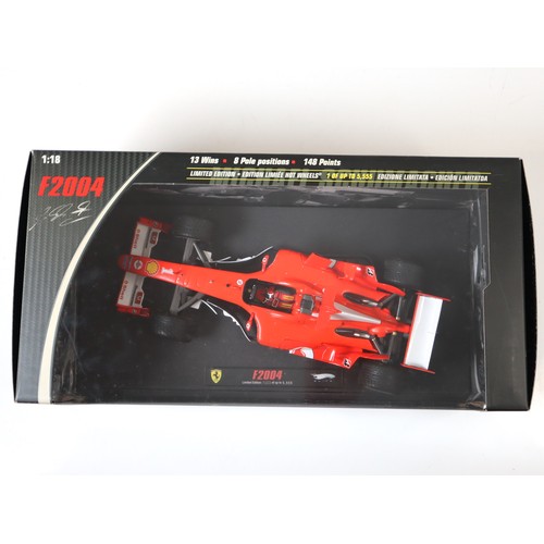 43 - Ferrari F2004 Michael Schumacher 2004 Belgium GP 1:18 Limited Edition of 5555 pieces Scale Model by ... 