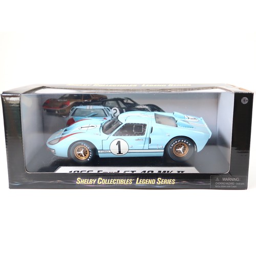 50 - 1966 Ford GT-40 MkII Shelby Collectibles Legend Series 1:18 Scale Die-Cast Metal Model