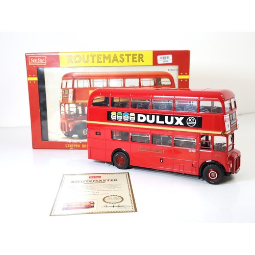 69 - Sun Star 1:24 Scale Routemaster London Transport RM254-VLT Limited Edition 2566/3500 Boxed / COA